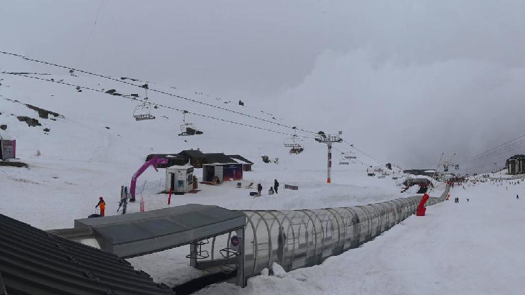 Webcam Val Thorens: Rond point des pistes