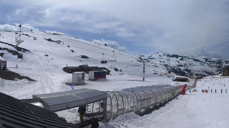 Webcam Val Thorens: Rond point des pistes