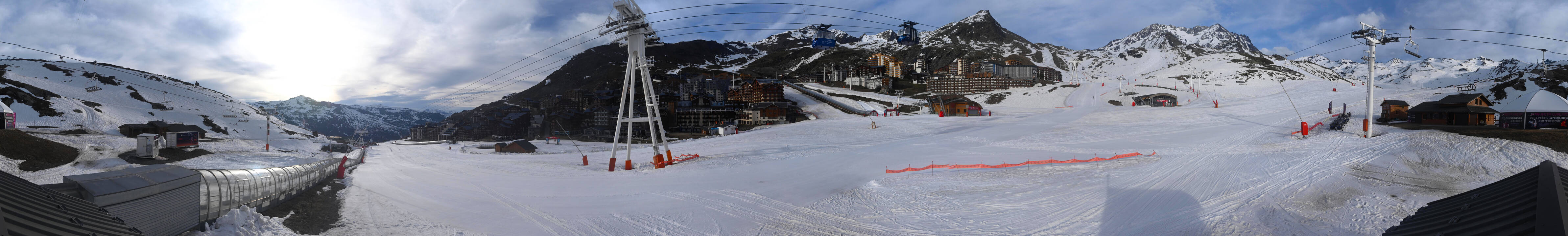 Webcam Val Thorens: Rond point des pistes