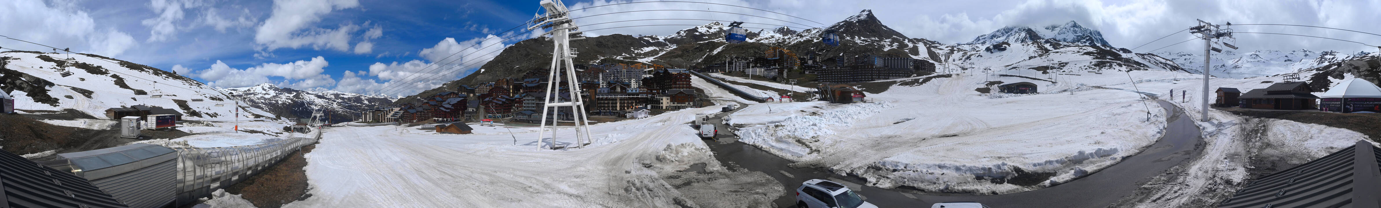 Webcam Val Thorens: Rond point des pistes