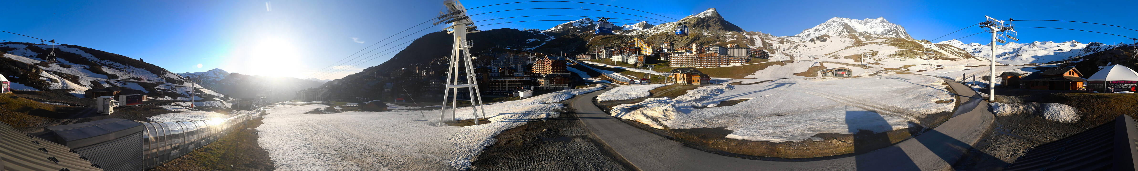 Webcam Val Thorens: Rond point des pistes