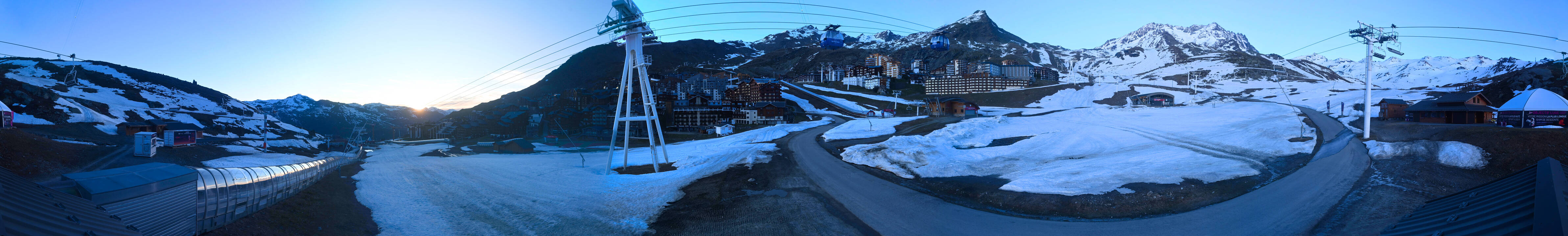 Webcam Val Thorens: Rond point des pistes