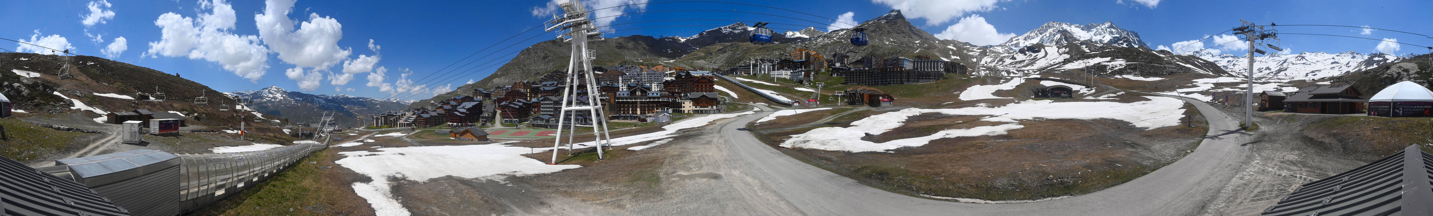 Webcam Val Thorens: Rond point des pistes