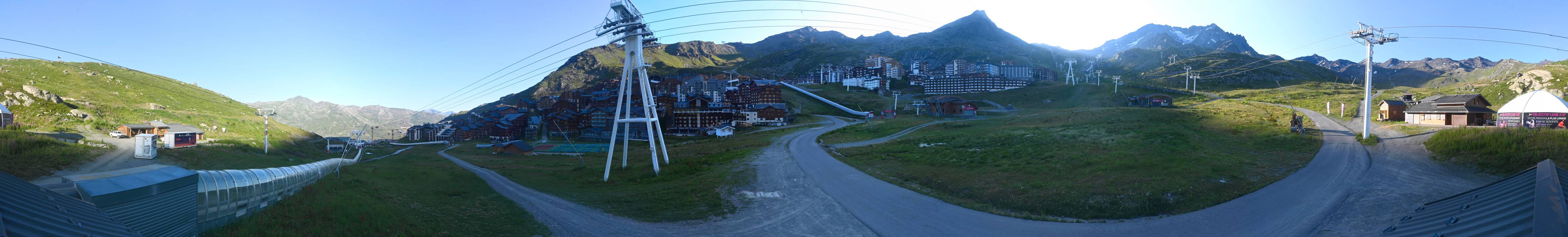 Webcam Val Thorens: Rond point des pistes