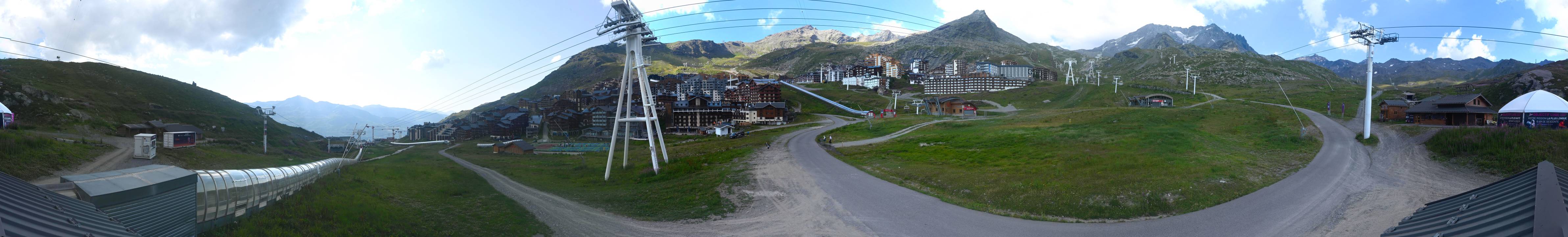 Webcam Val Thorens: Rond point des pistes