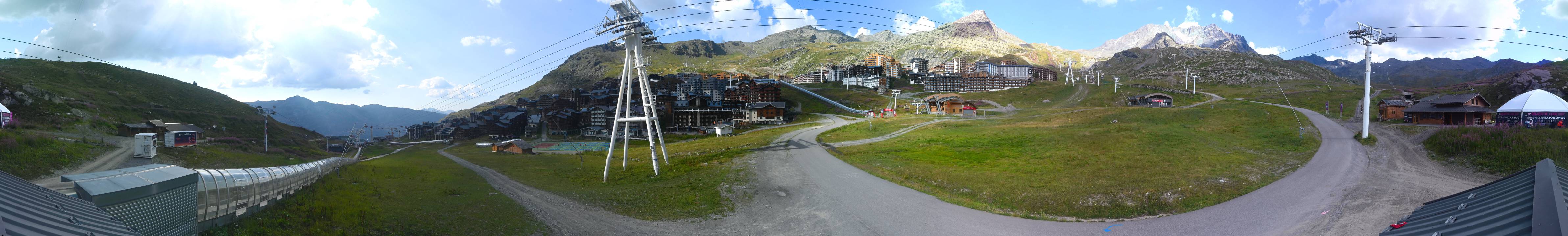 Webcam Val Thorens: Rond point des pistes