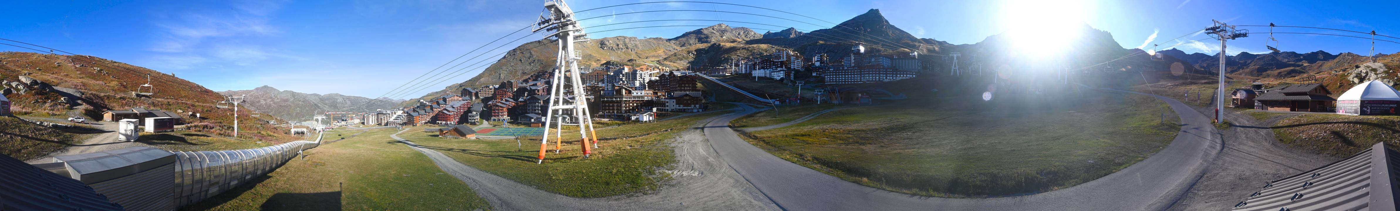 Webcam Val Thorens: Rond point des pistes
