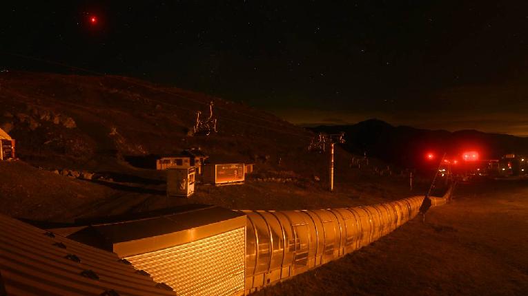Webcam Val Thorens: Rond point des pistes