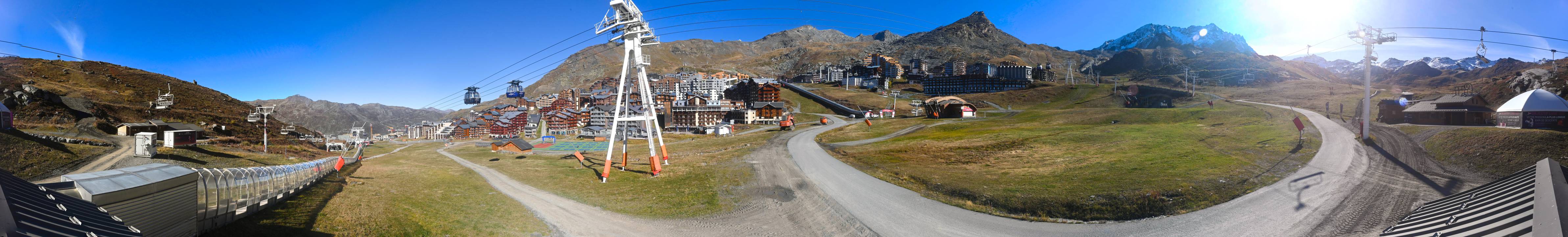 Webcam Val Thorens: Rond point des pistes
