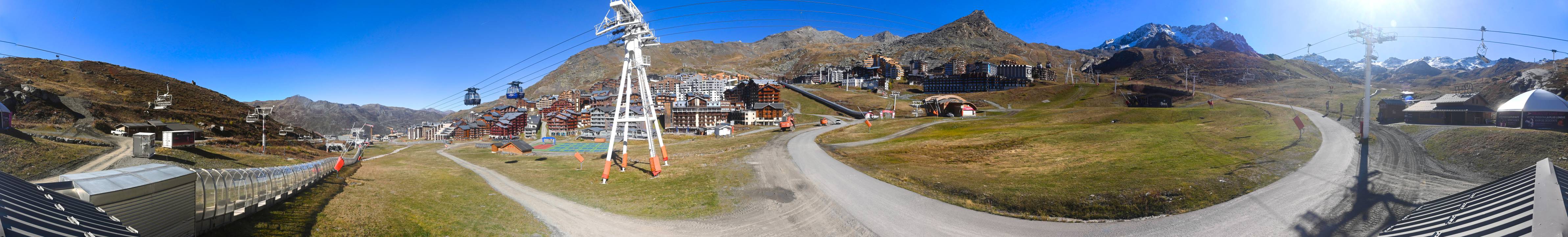 Webcam Val Thorens: Rond point des pistes