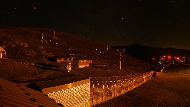 Webcam Val Thorens: Rond point des pistes