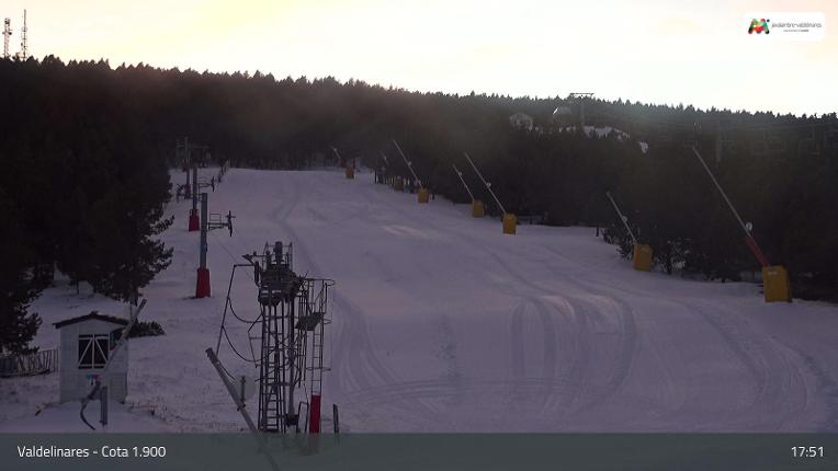 Webcam Valdelinares: Cota 1900 Pistas