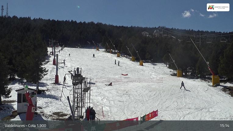 Webcam Valdelinares: Cota 1900 Pistas