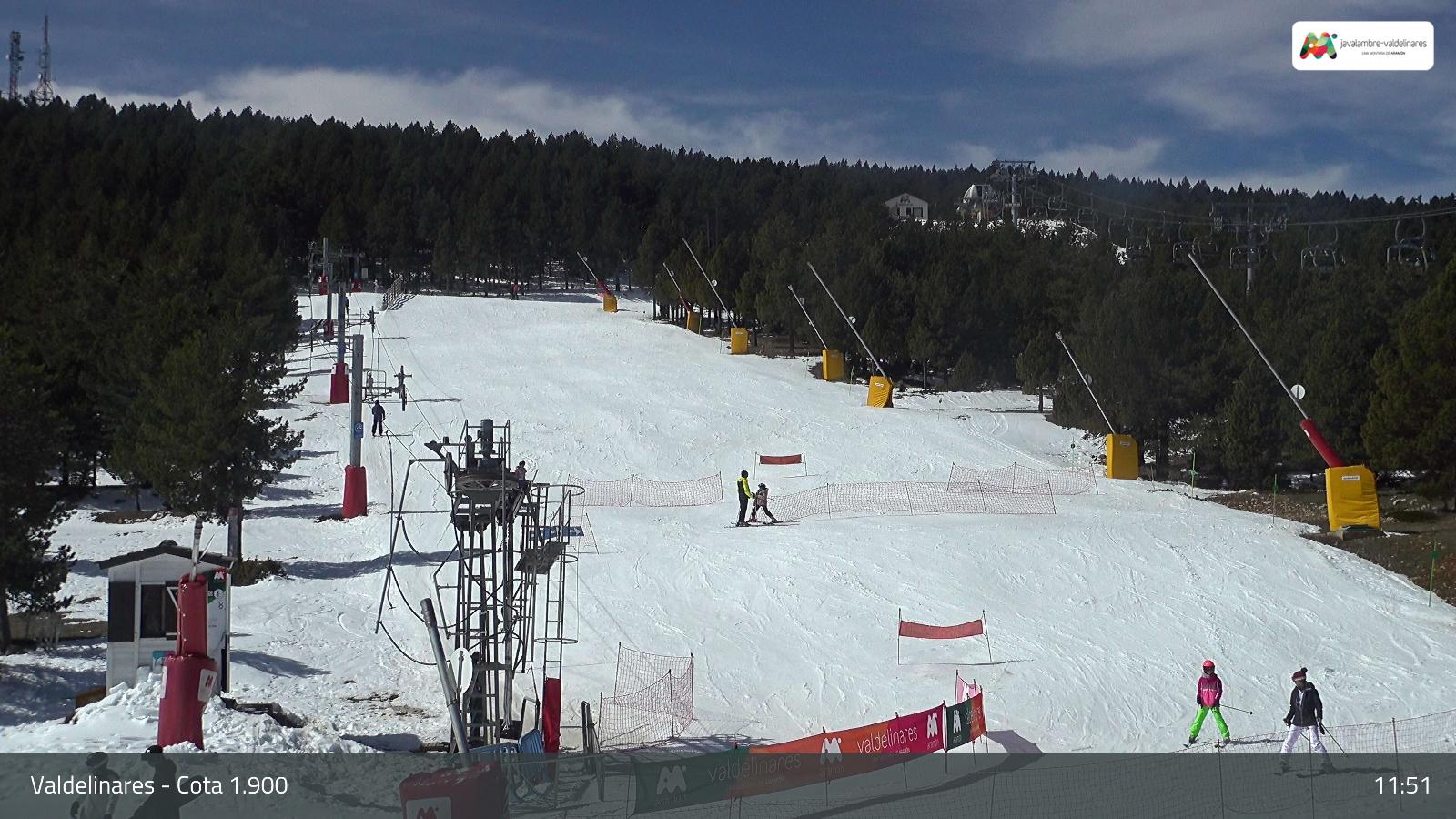 Webcam Valdelinares: Cota 1900 Pistas