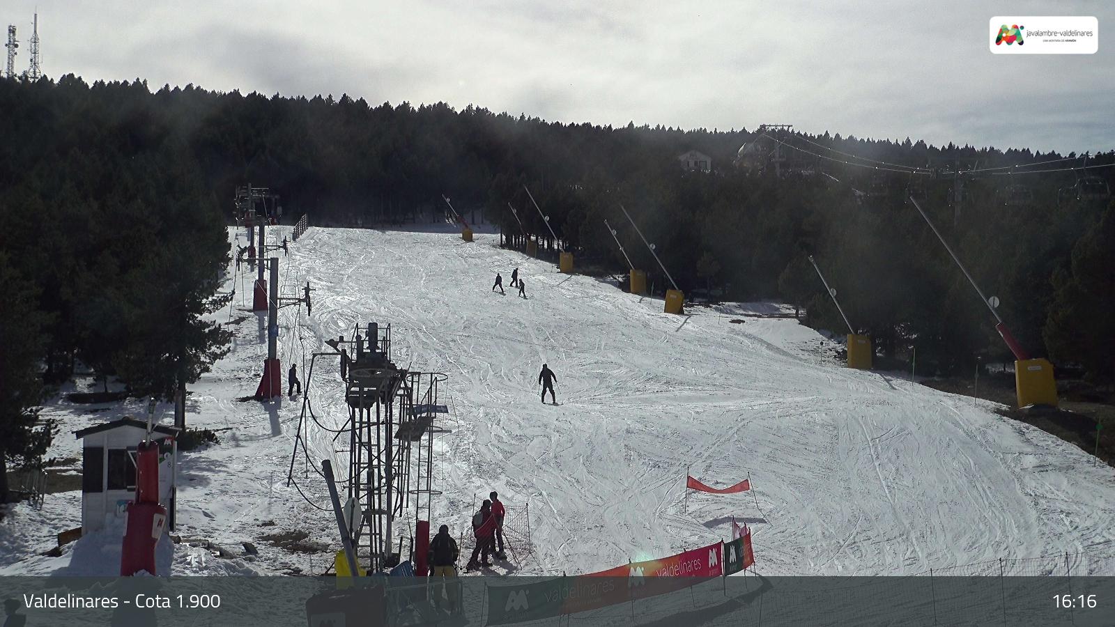 Webcam Valdelinares: Cota 1900 Pistas