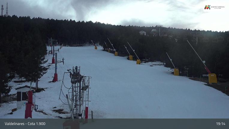 Webcam Valdelinares: Cota 1900 Pistas