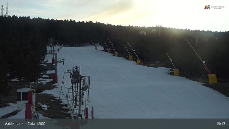 Webcam Valdelinares: Cota 1900 Pistas