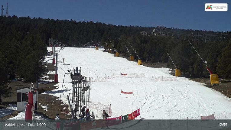 Webcam Valdelinares: Cota 1900 Pistas