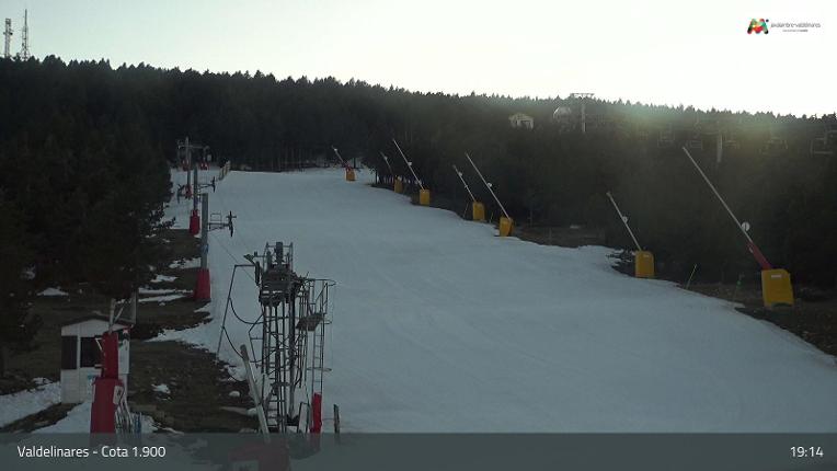 Webcam Valdelinares: Cota 1900 Pistas