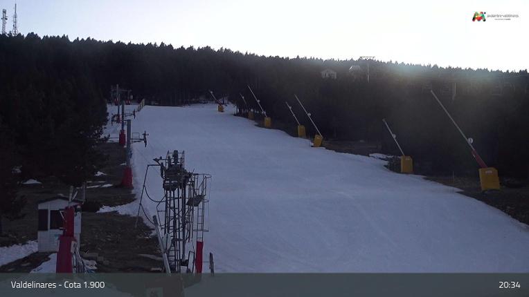Webcam Valdelinares: Cota 1900 Pistas