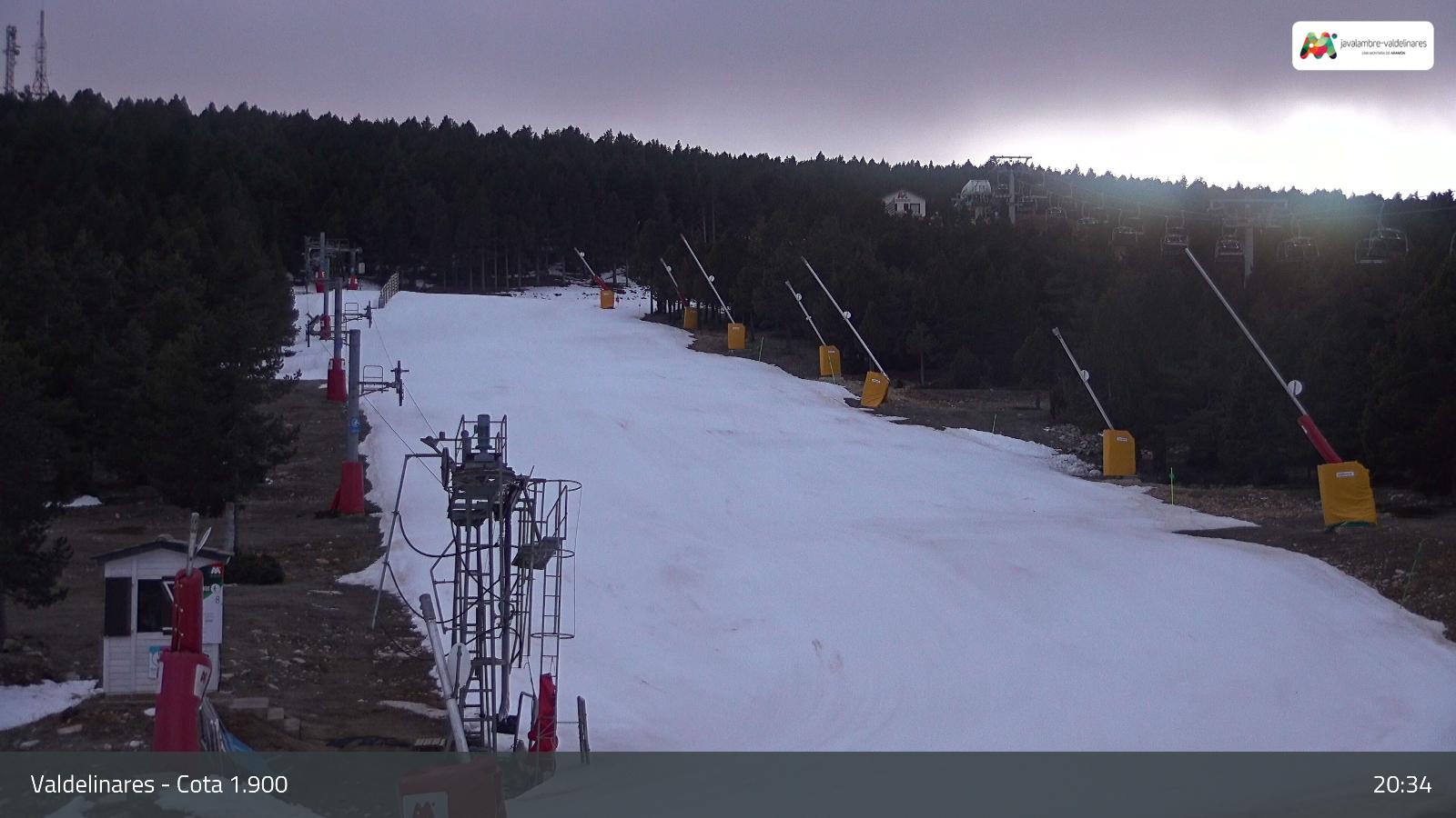 Webcam Valdelinares: Cota 1900 Pistas