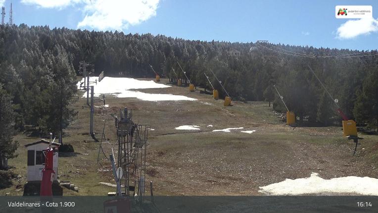 Webcam Valdelinares: Cota 1900 Pistas