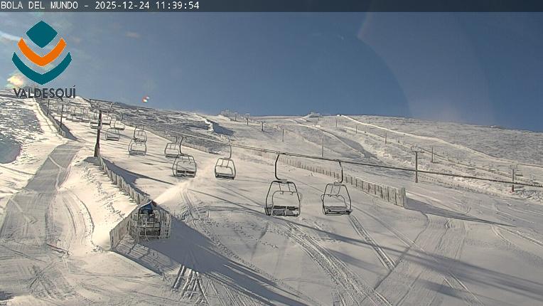 Webcam Valdesquí: Bola del mundo