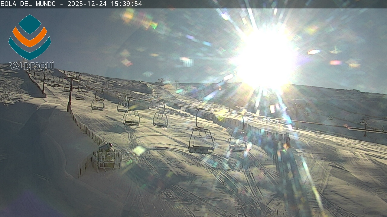 Webcam Valdesquí: Bola del mundo