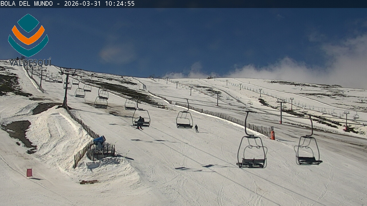 Webcam Valdesquí: Bola del mundo