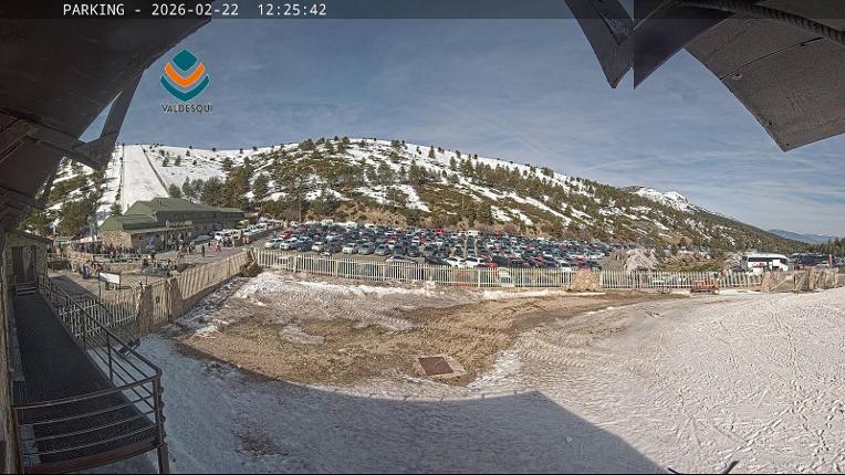 Webcam Valdesquí: Parking