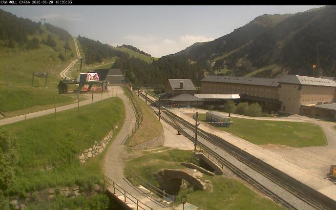 Webcam Vall de Núria: Estación