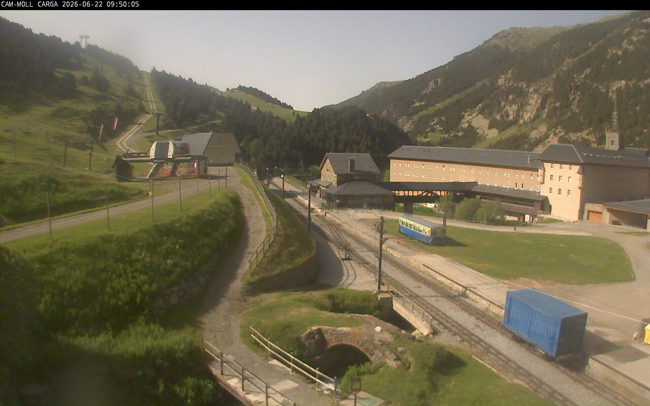 Webcam Vall de Núria: Estación