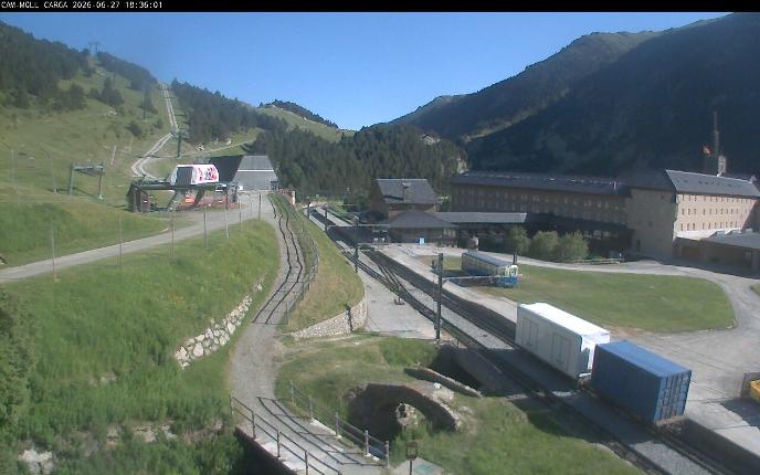 Webcam Vall de Núria: Estación