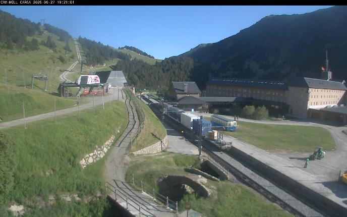 Webcam Vall de Núria: Estación