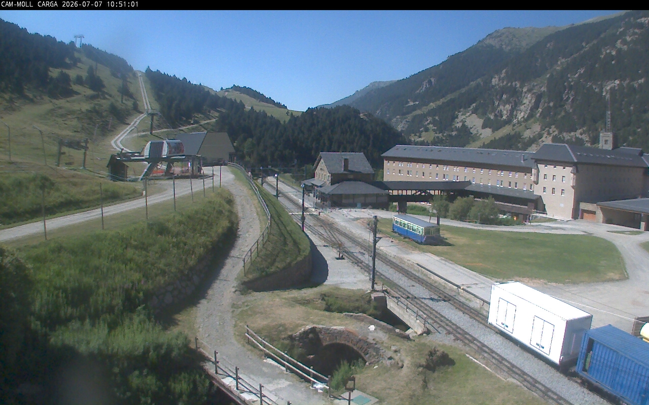 Webcam Vall de Núria: Estación