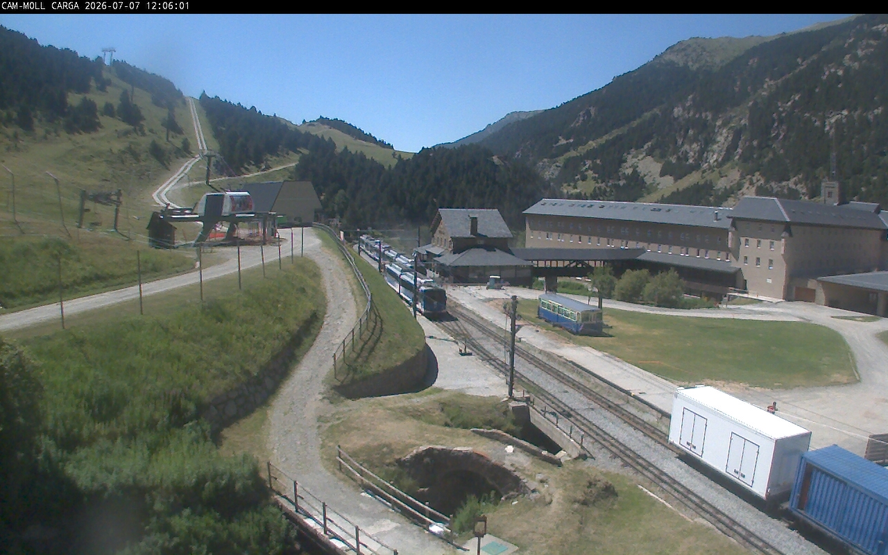 Webcam Vall de Núria: Estación