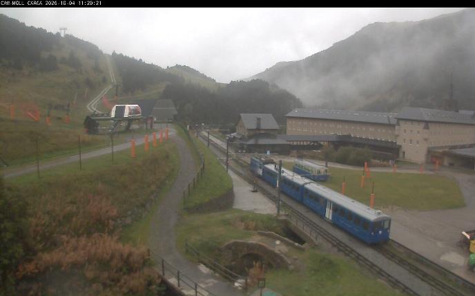 Webcam Vall de Núria: Estación