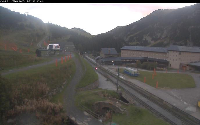 Webcam Vall de Núria: Estación