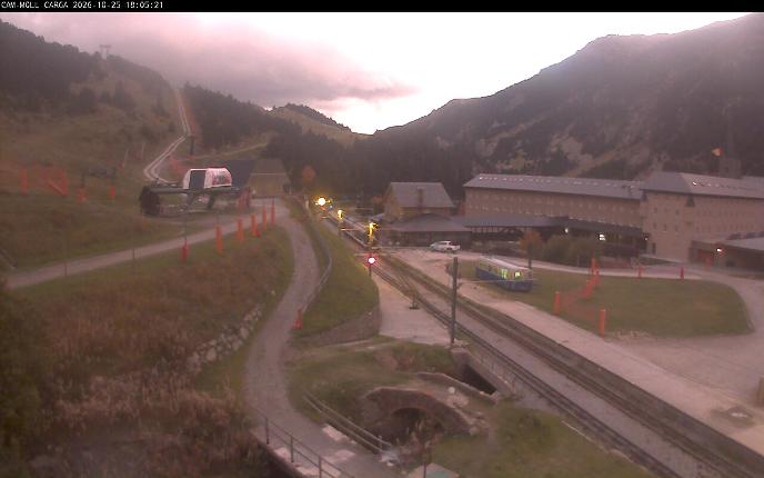 Webcam Vall de Núria: Estación
