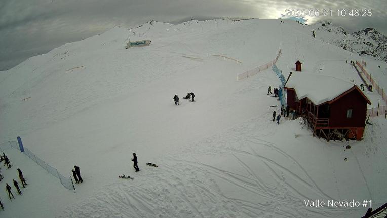 Webcam Valle Nevado: Terraza La Fourchette