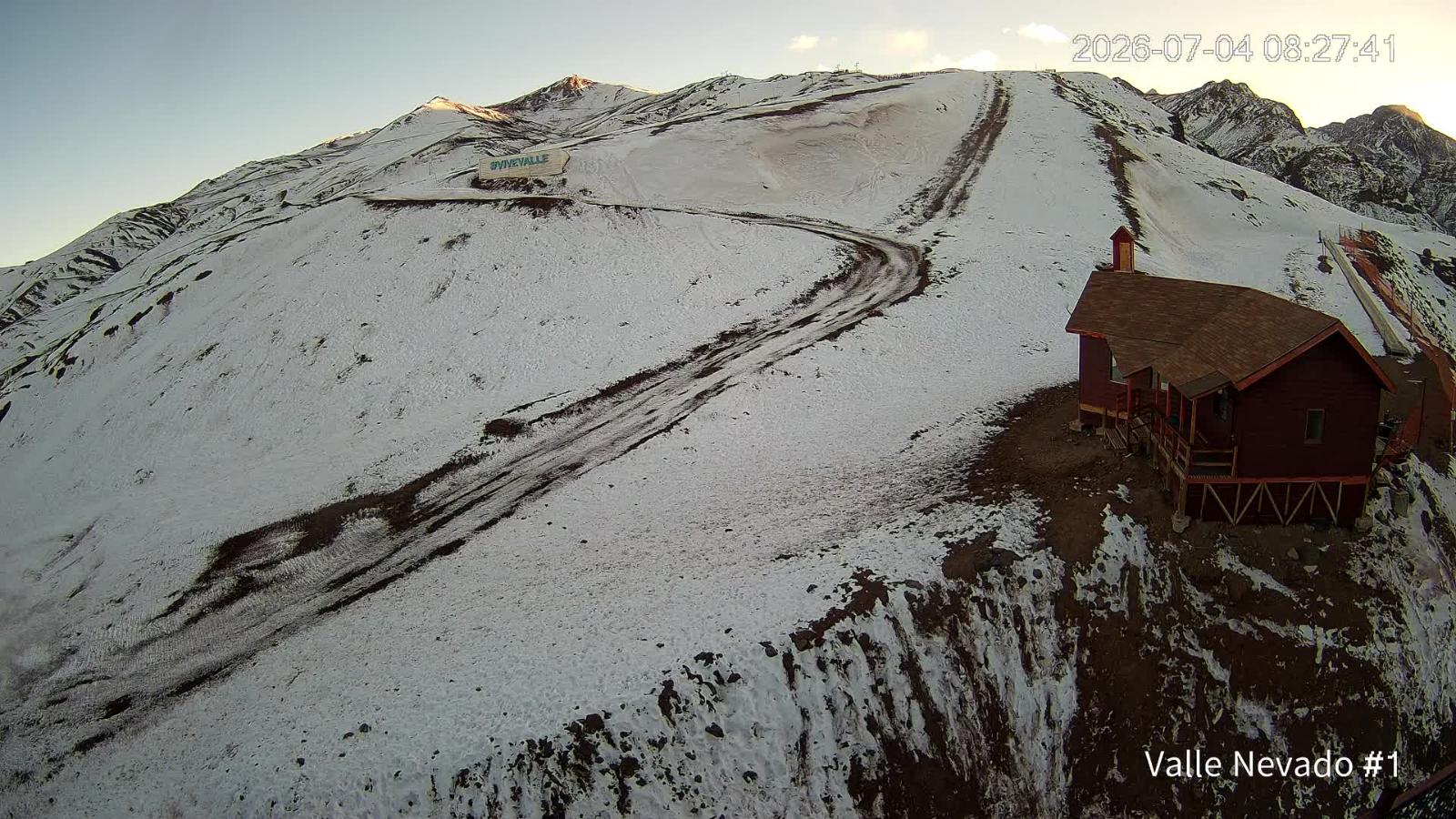 Webcam Valle Nevado: Terraza La Fourchette