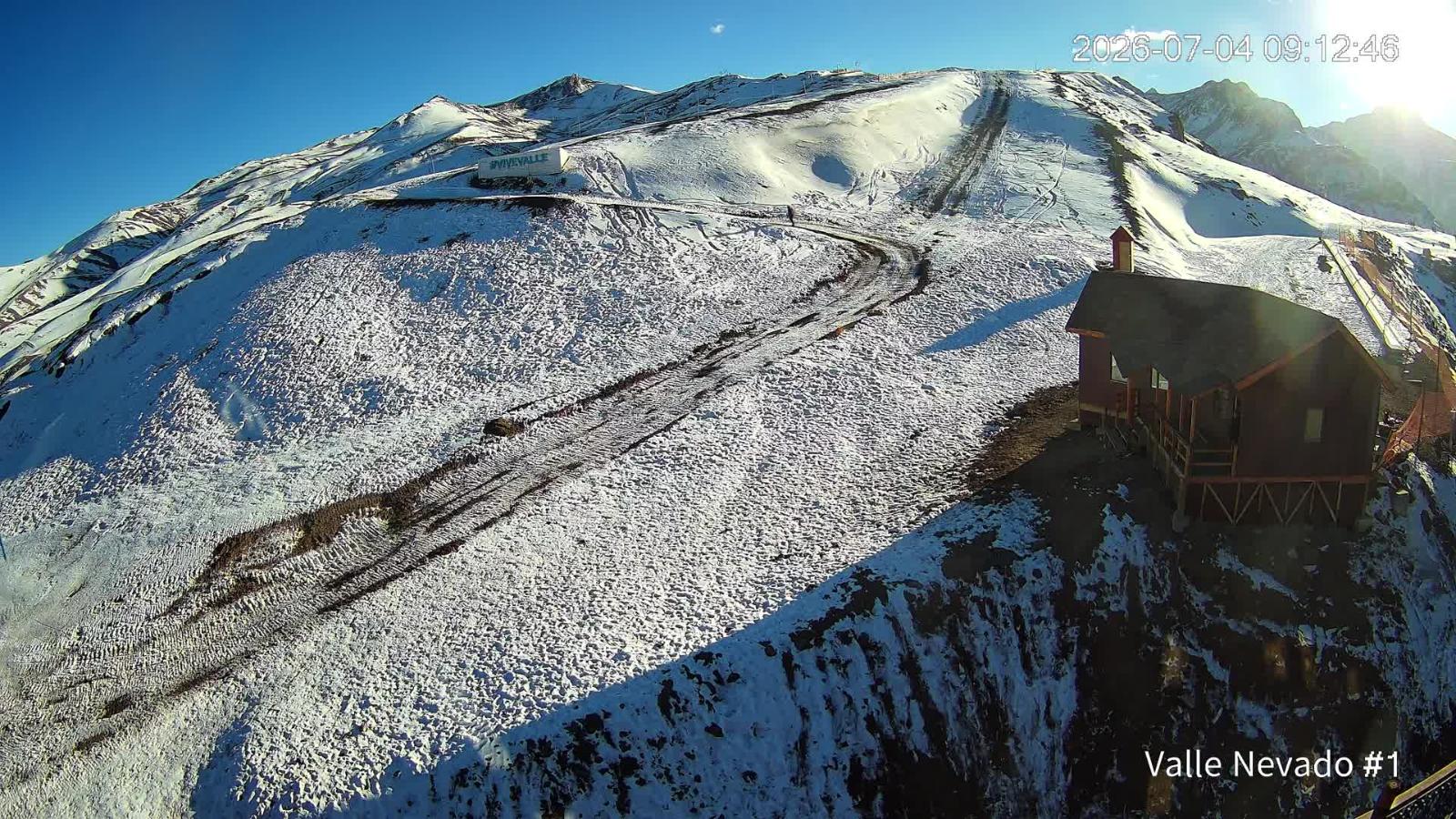 Webcam Valle Nevado: Terraza La Fourchette