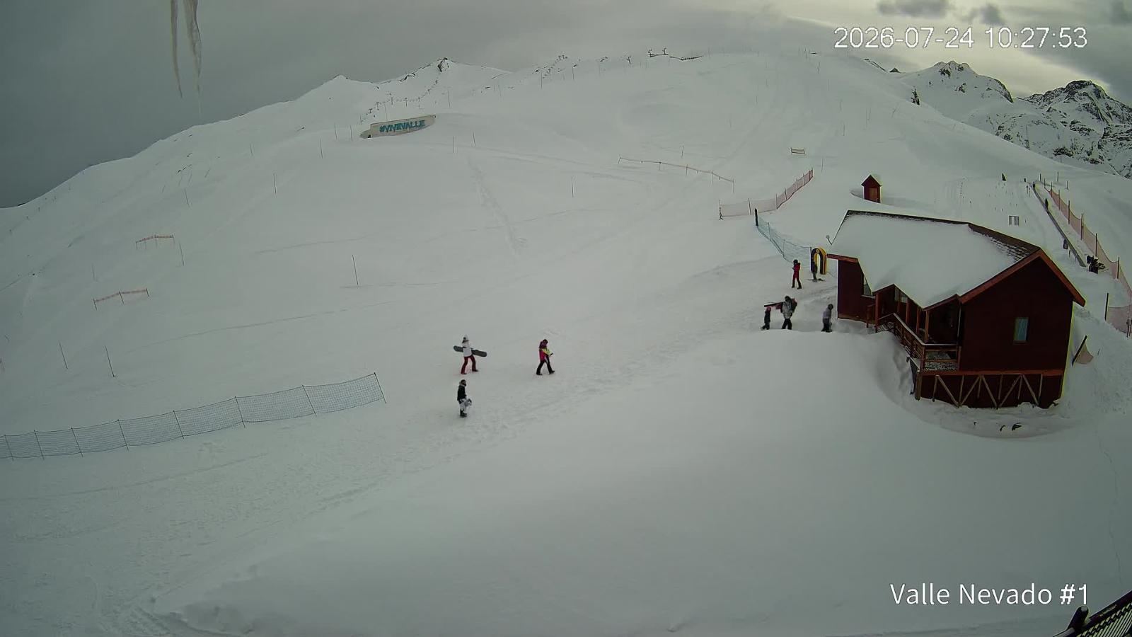 Webcam Valle Nevado: Terraza La Fourchette