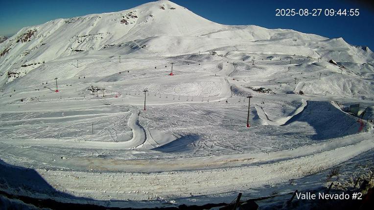 Webcam Valle Nevado: Vista Hotel Puerta del Sol