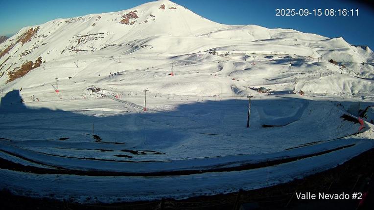 Webcam Valle Nevado: Vista Hotel Puerta del Sol