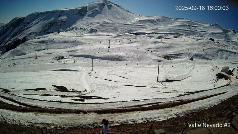 Webcam Valle Nevado: Vista Hotel Puerta del Sol
