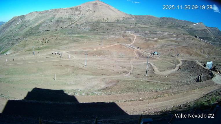 Webcam Valle Nevado: Vista Hotel Puerta del Sol
