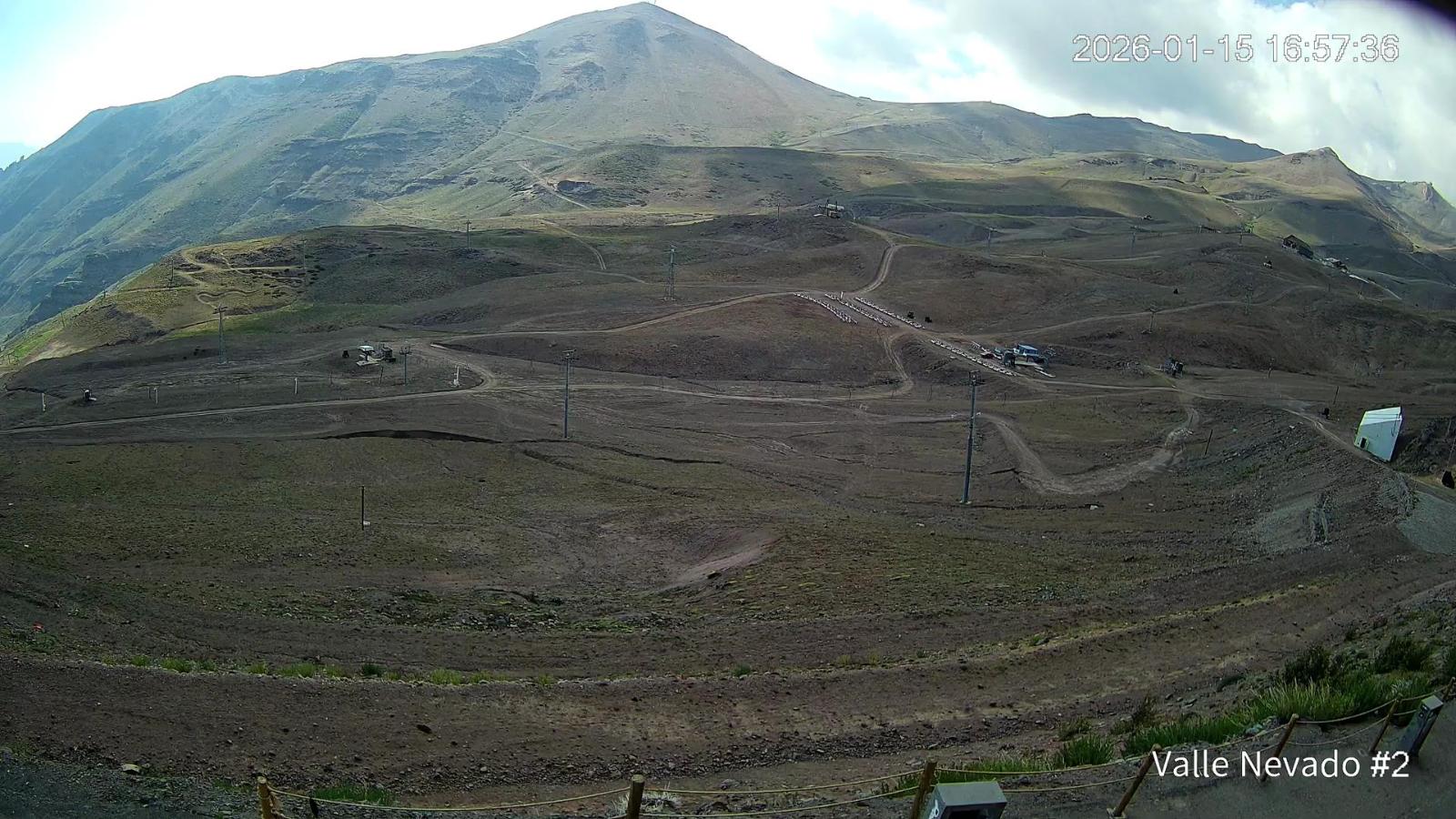 Webcam Valle Nevado: Vista Hotel Puerta del Sol