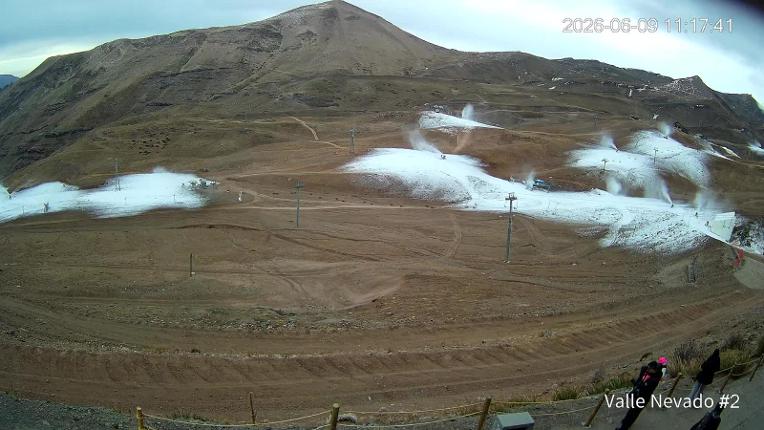 Webcam Valle Nevado: Vista Hotel Puerta del Sol