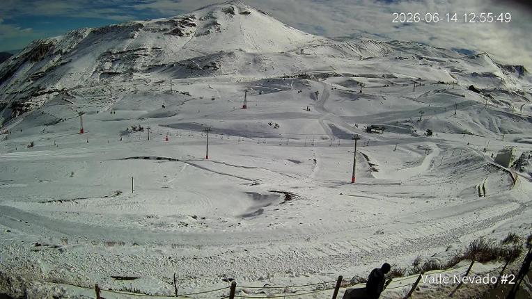 Webcam Valle Nevado: Vista Hotel Puerta del Sol